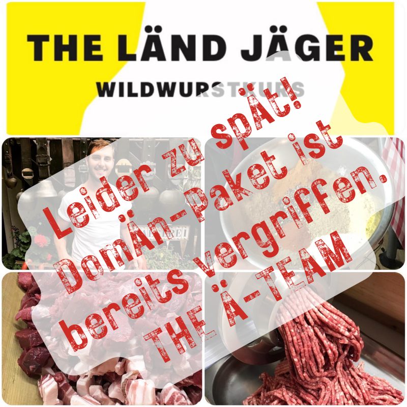 THE LÄNDJÄGER - Leider zu spÄt - DomÄn-Paket ist bereits vergriffen