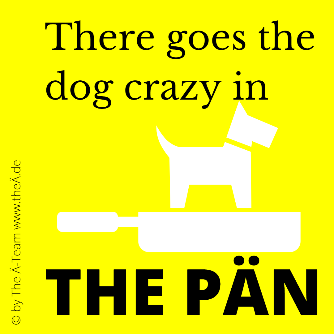 There goes the dog crazy in THE PÄN - THE LÄND Style - THE Ä-TEAM