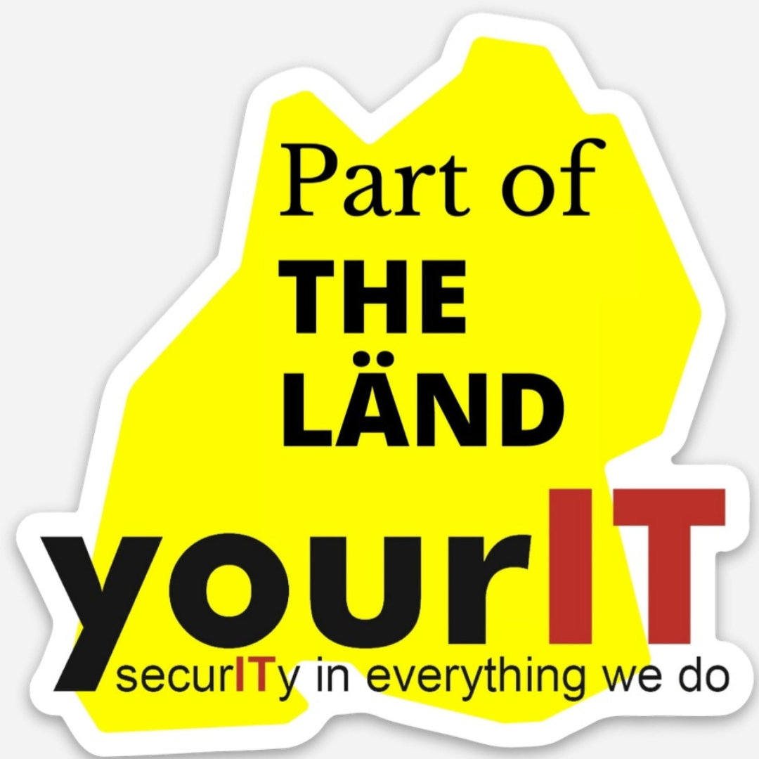 yourIT präsentiert sich als Part of THE LÄND - hier der ursprüngliche Sticker